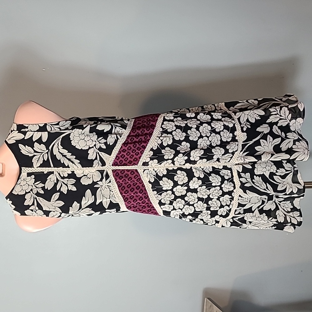 Vintage Midi Slip Dress Size Small Lace Y2K Whimsigoth Cottage Girl 1920s Flowy‎ - Picture 6 of 8